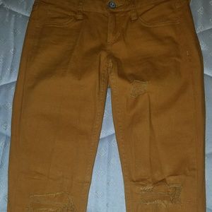 mustard yellow jeans